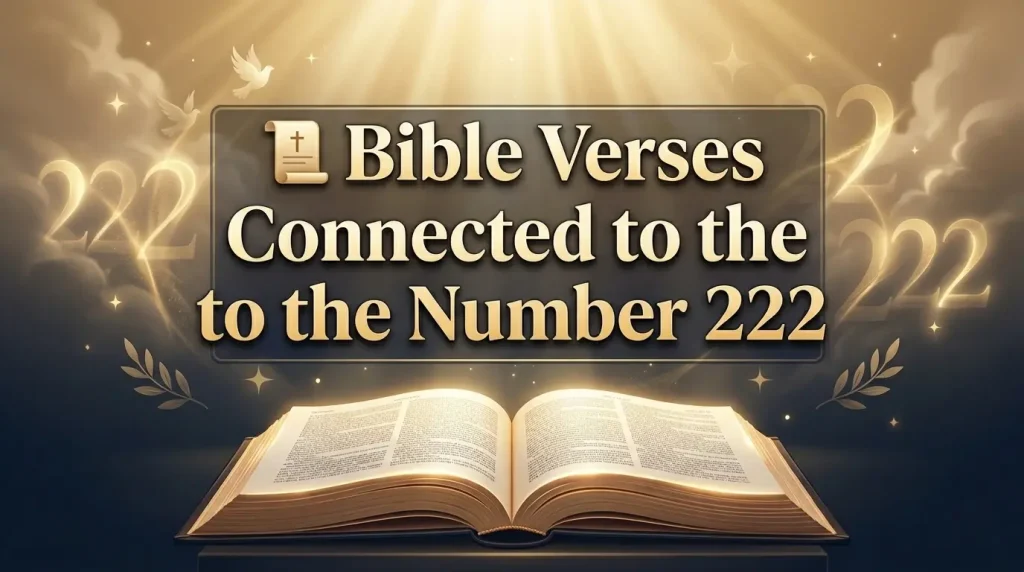 Bible Verses Connected to the Number 222