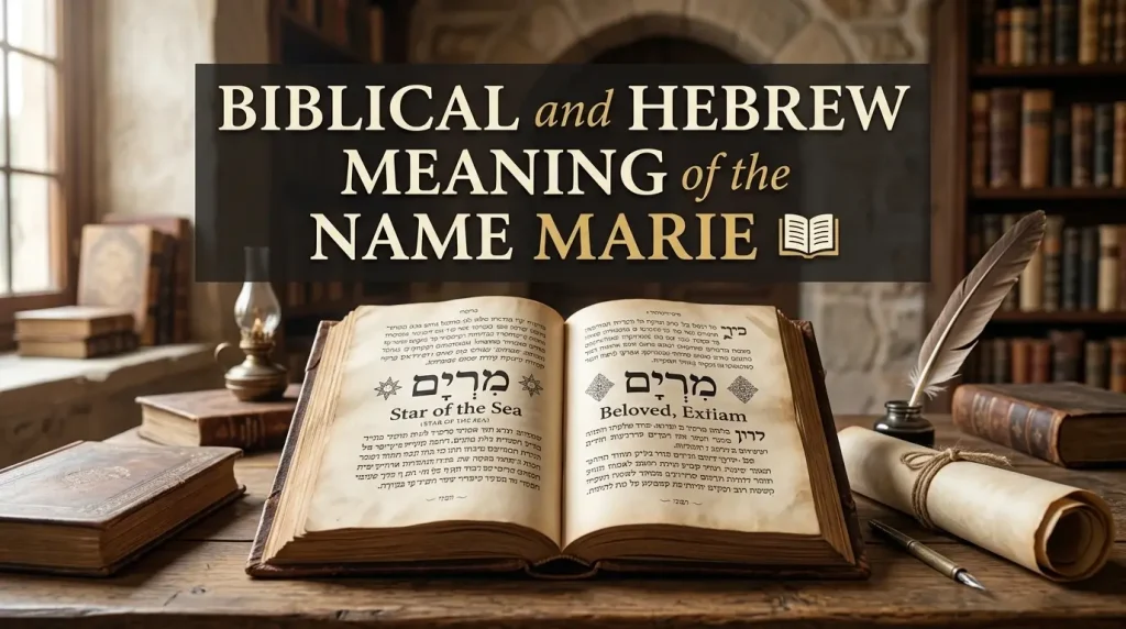Biblical and Hebrew Meaning of the Name Marie
