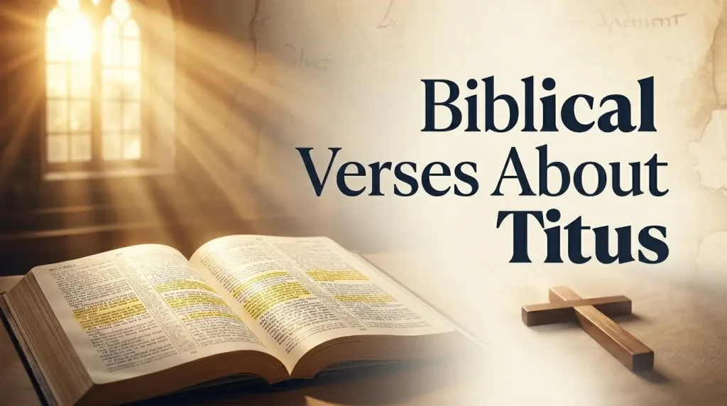 Biblical Verses About Titus