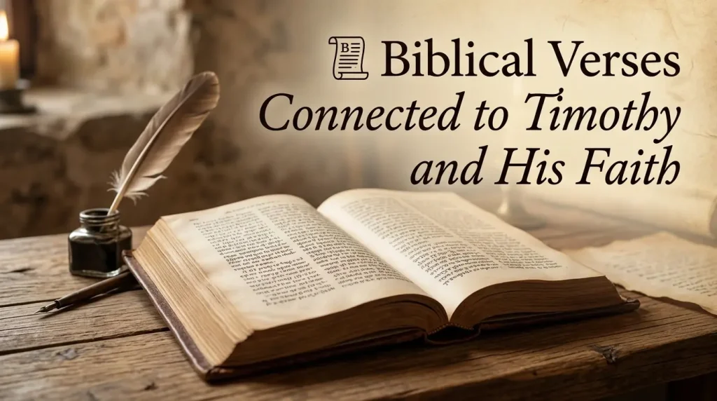 📜 Biblical Verses Connected to Timothy and His Faith
