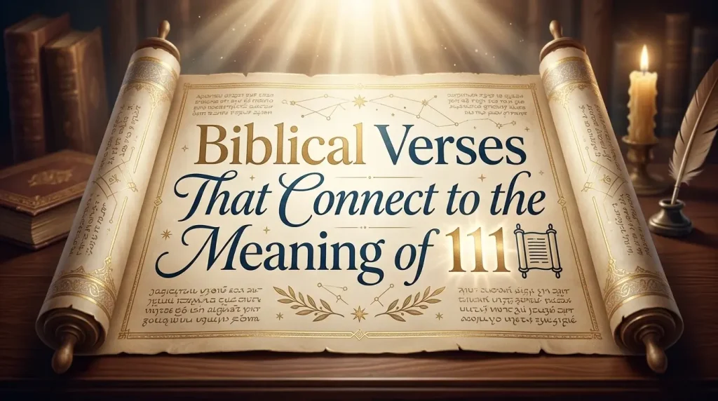 Biblical Verses That Connect to the Meaning of 111