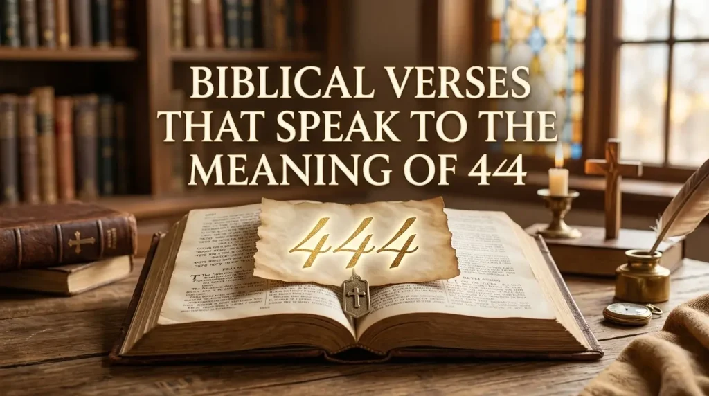 Biblical Verses That Speak to the Meaning of 444