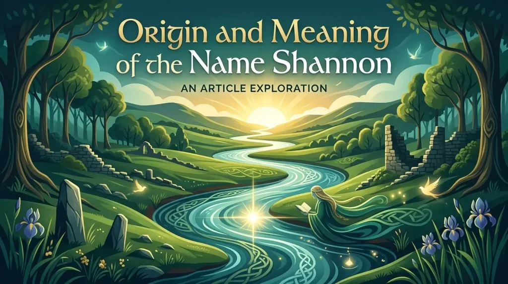 Origin and Meaning of the Name Shannon