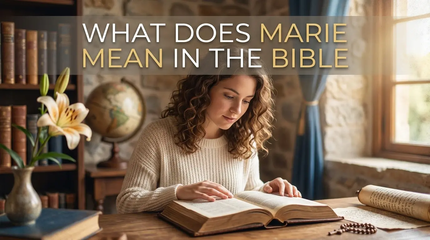 What does Marie mean in the bible