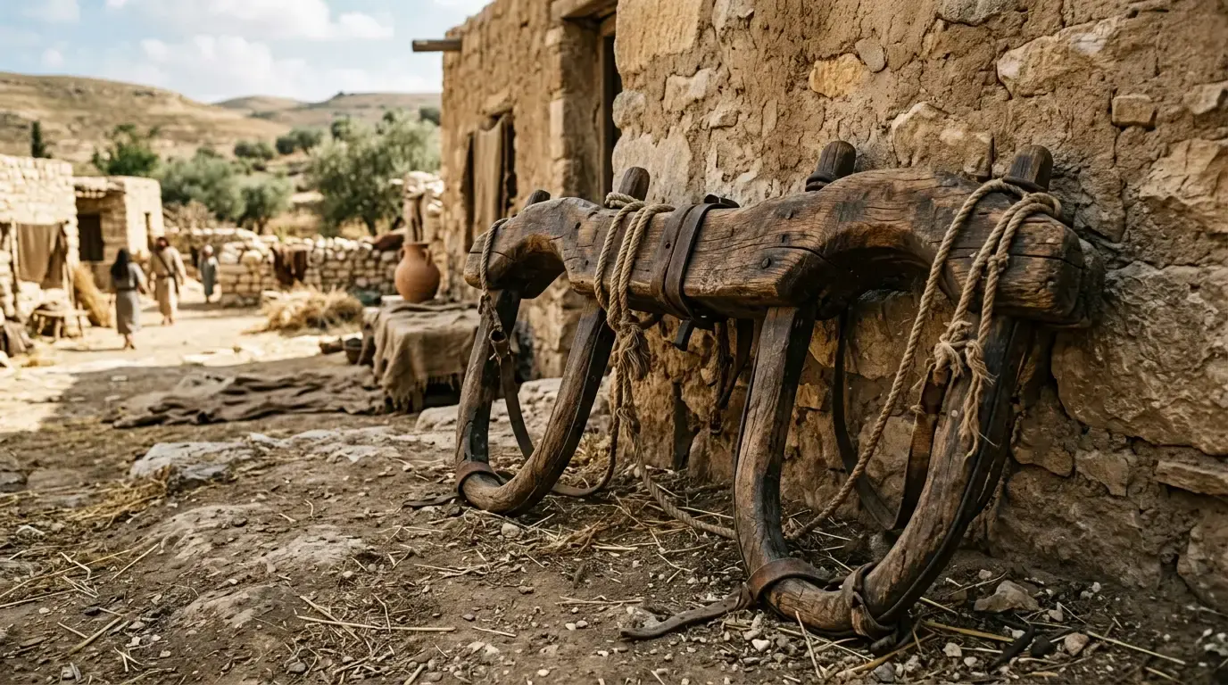 Picture of a yoke in the bible