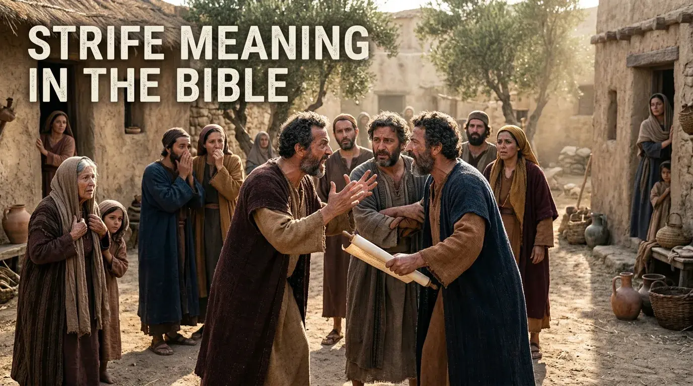 Strife meaning in the Bible